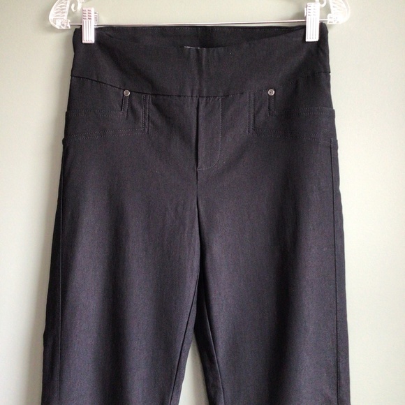 NWOT Simon Chang pull on black pants Sz 8 32” inseam - Picture 1 of 8